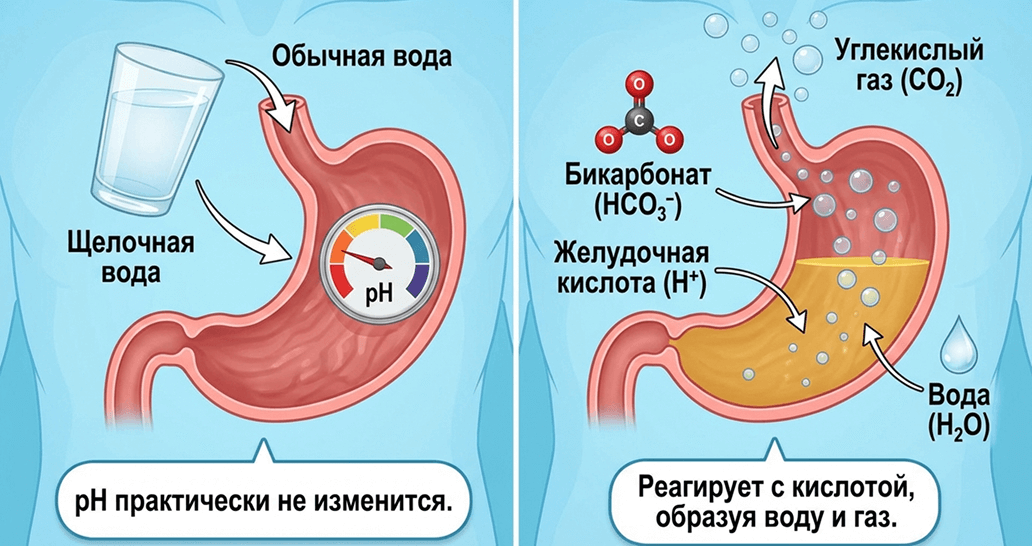 Щелочная вода в желудке | Geropharm-trends.ru
